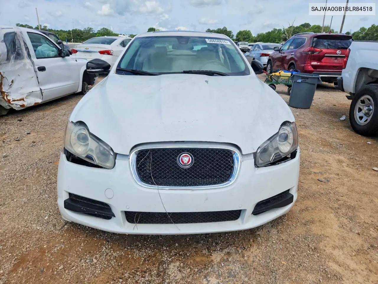 2011 Jaguar Xf Premium VIN: SAJWA0GB1BLR84518 Lot: 56658816