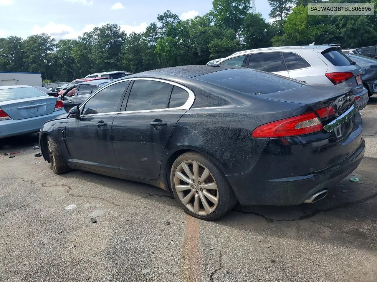 2011 Jaguar Xf Premium VIN: SAJWA0GB1BLS06896 Lot: 57828046