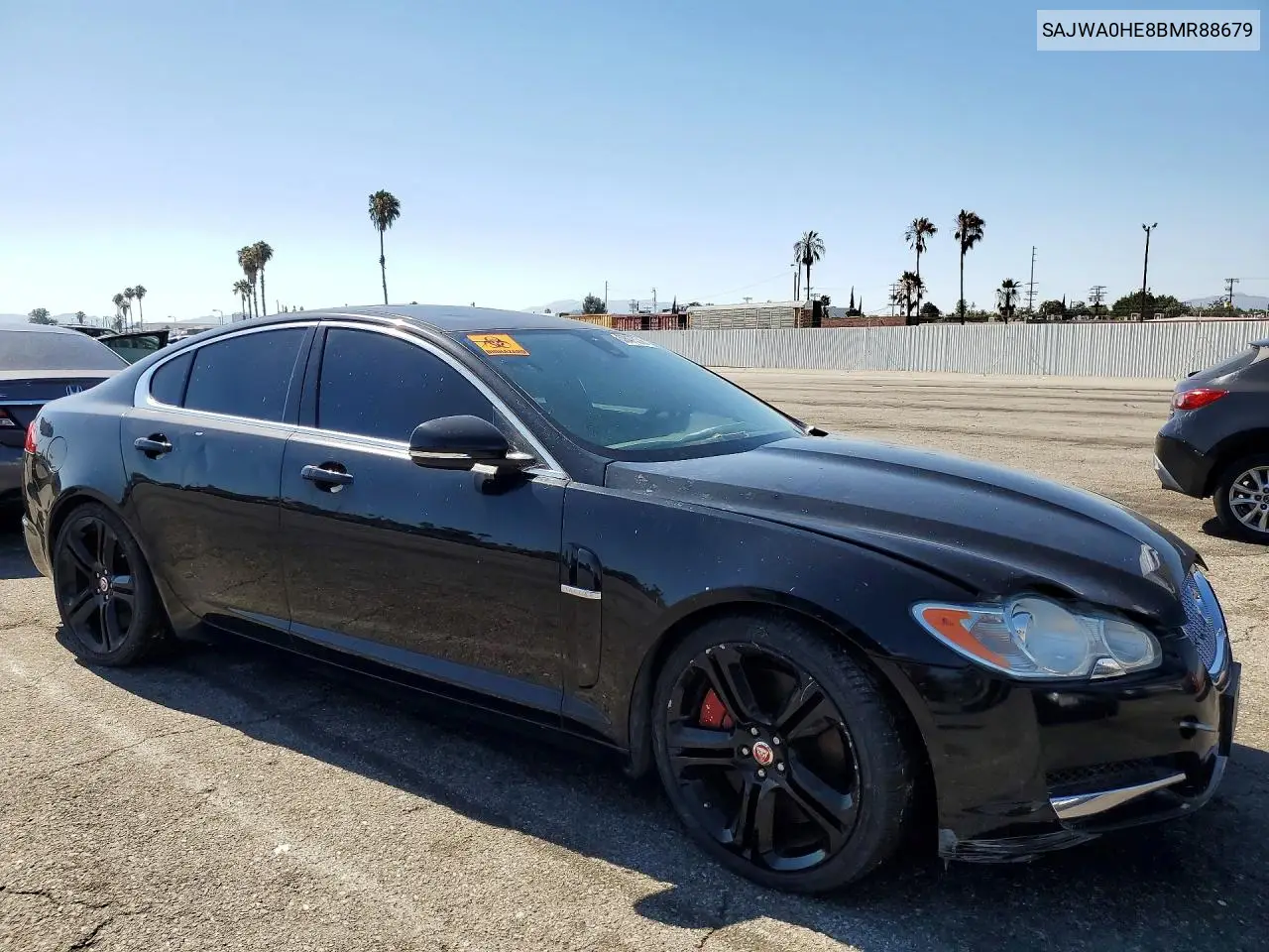 2011 Jaguar Xf Supercharged VIN: SAJWA0HE8BMR88679 Lot: 58475336