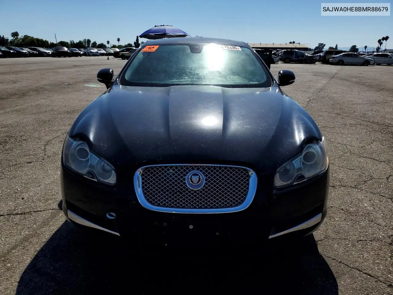 2011 Jaguar Xf Supercharged VIN: SAJWA0HE8BMR88679 Lot: 58475336