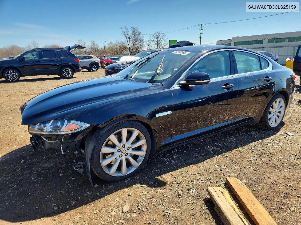 2012 Jaguar Xf VIN: SAJWA0FB3CLS25159 Lot: 47250996