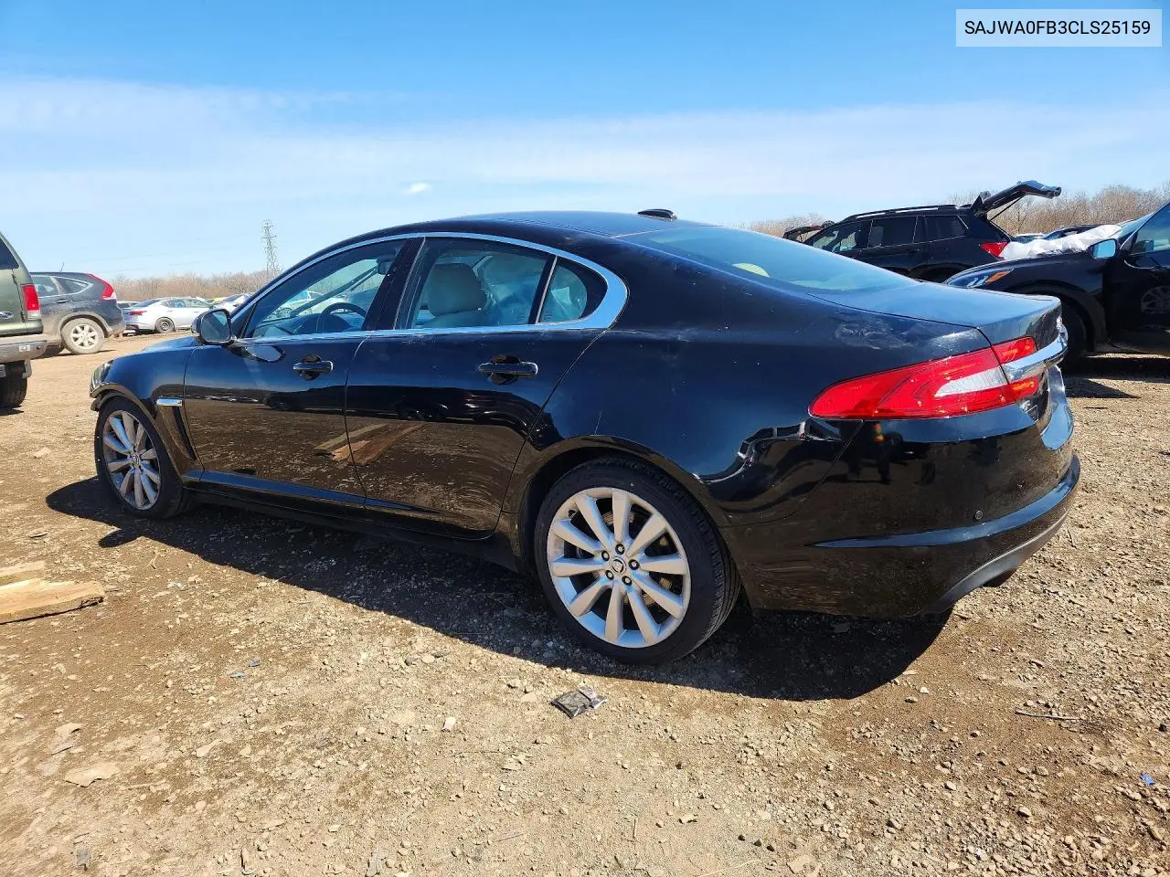 2012 Jaguar Xf VIN: SAJWA0FB3CLS25159 Lot: 47250996