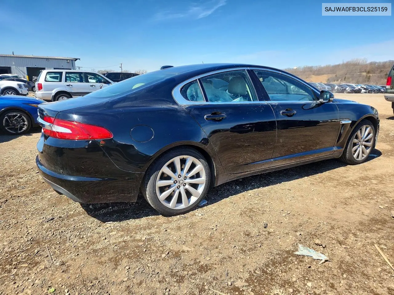 2012 Jaguar Xf VIN: SAJWA0FB3CLS25159 Lot: 47250996
