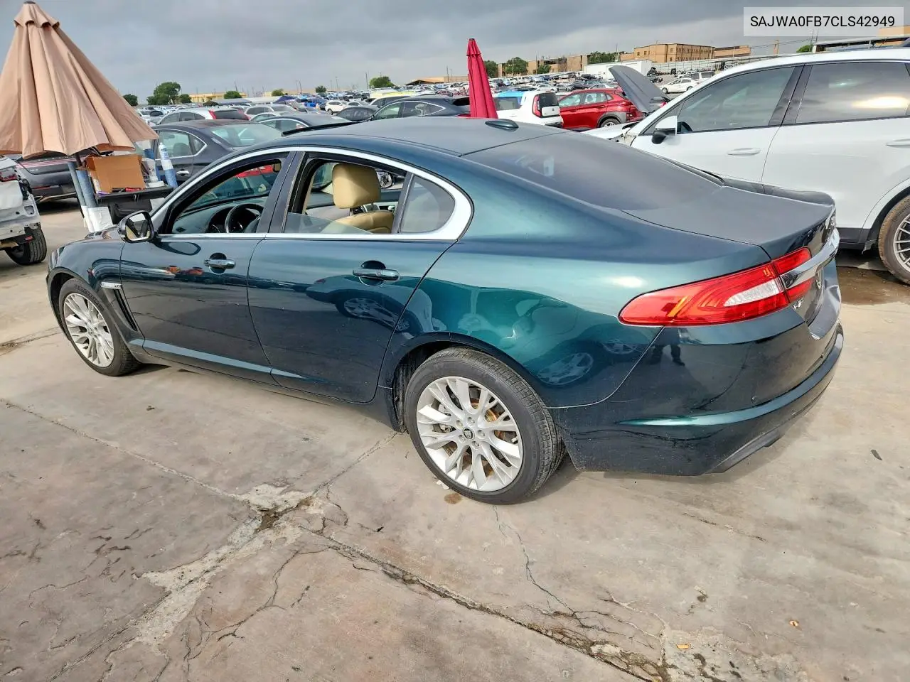 2012 Jaguar Xf VIN: SAJWA0FB7CLS42949 Lot: 61330206