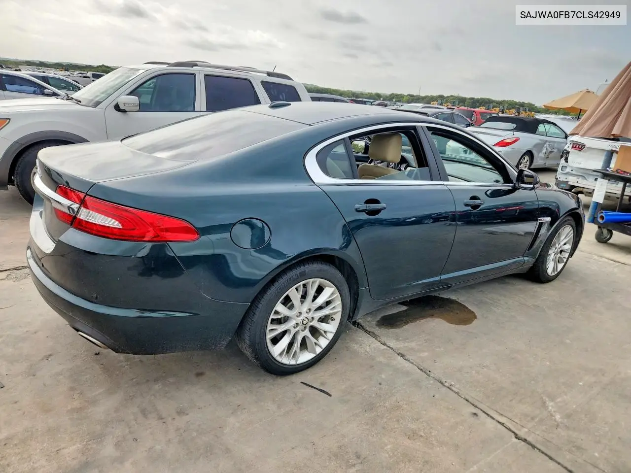 2012 Jaguar Xf VIN: SAJWA0FB7CLS42949 Lot: 61330206