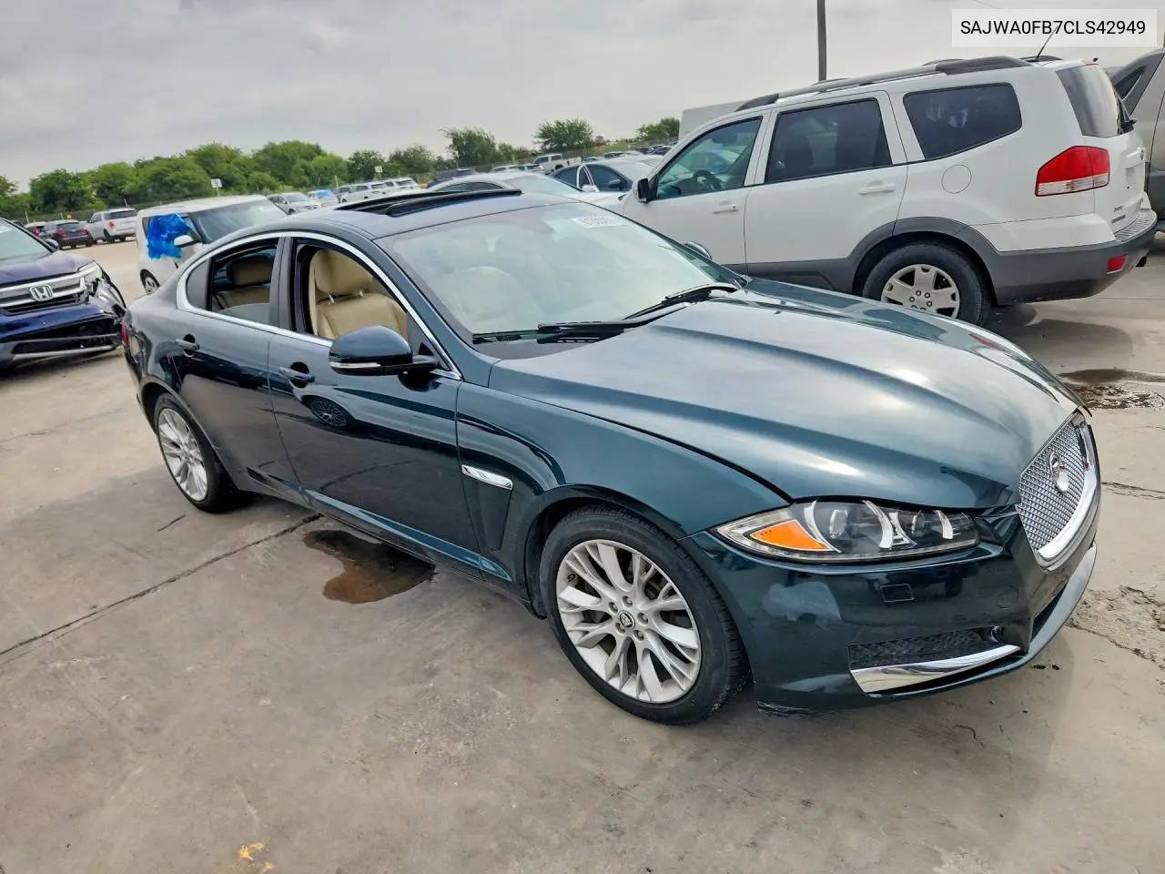 2012 Jaguar Xf VIN: SAJWA0FB7CLS42949 Lot: 61330206
