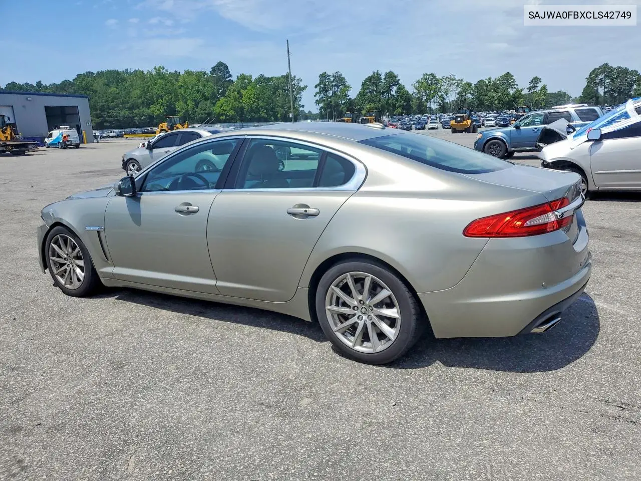 2012 Jaguar Xf VIN: SAJWA0FBXCLS42749 Lot: 61928486