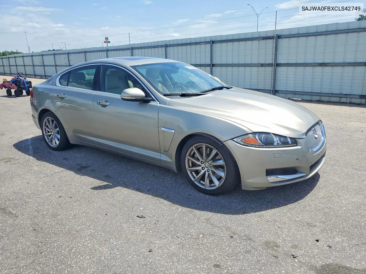2012 Jaguar Xf VIN: SAJWA0FBXCLS42749 Lot: 61928486
