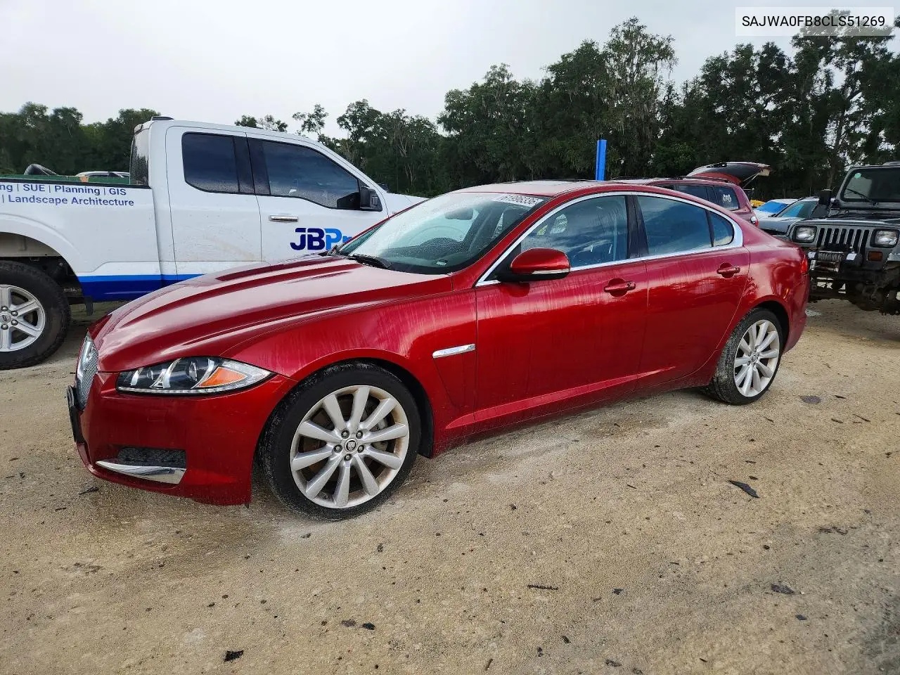 2012 Jaguar Xf VIN: SAJWA0FB8CLS51269 Lot: 61996336