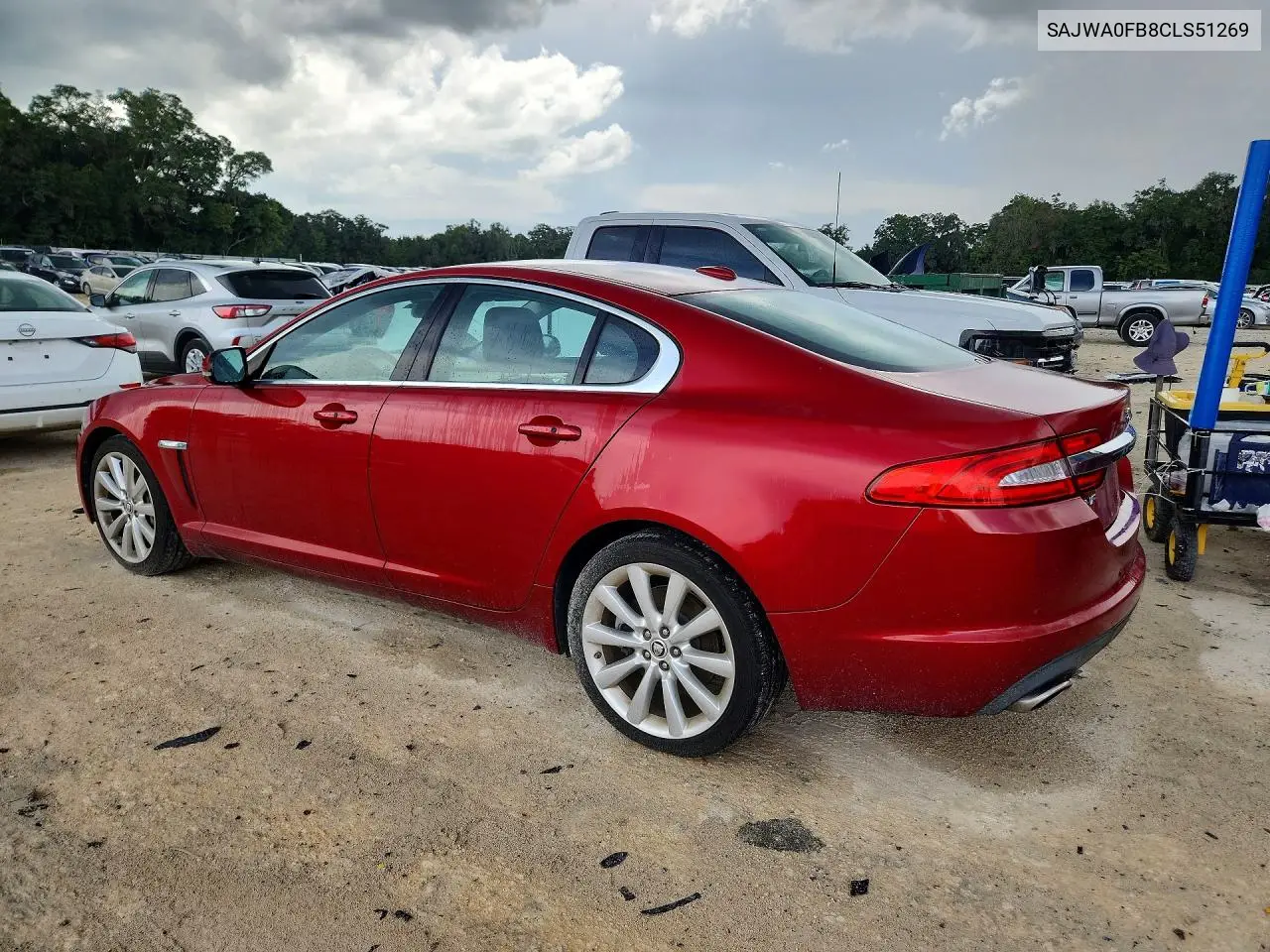 2012 Jaguar Xf VIN: SAJWA0FB8CLS51269 Lot: 61996336
