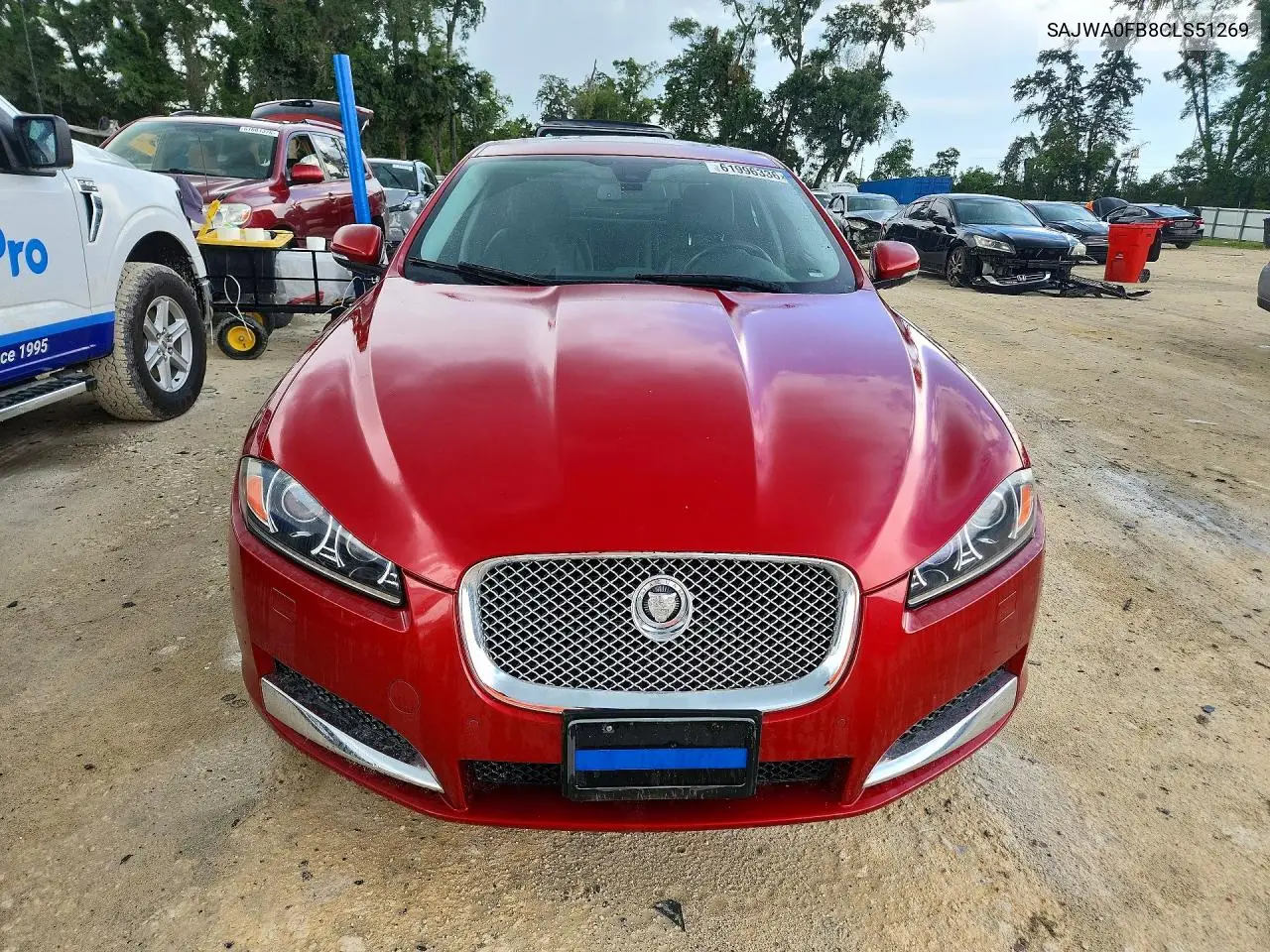 2012 Jaguar Xf VIN: SAJWA0FB8CLS51269 Lot: 61996336