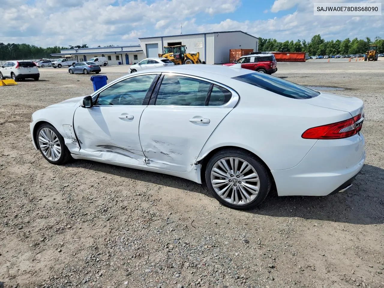 2013 Jaguar Xf VIN: SAJWA0E78D8S68090 Lot: 56991576