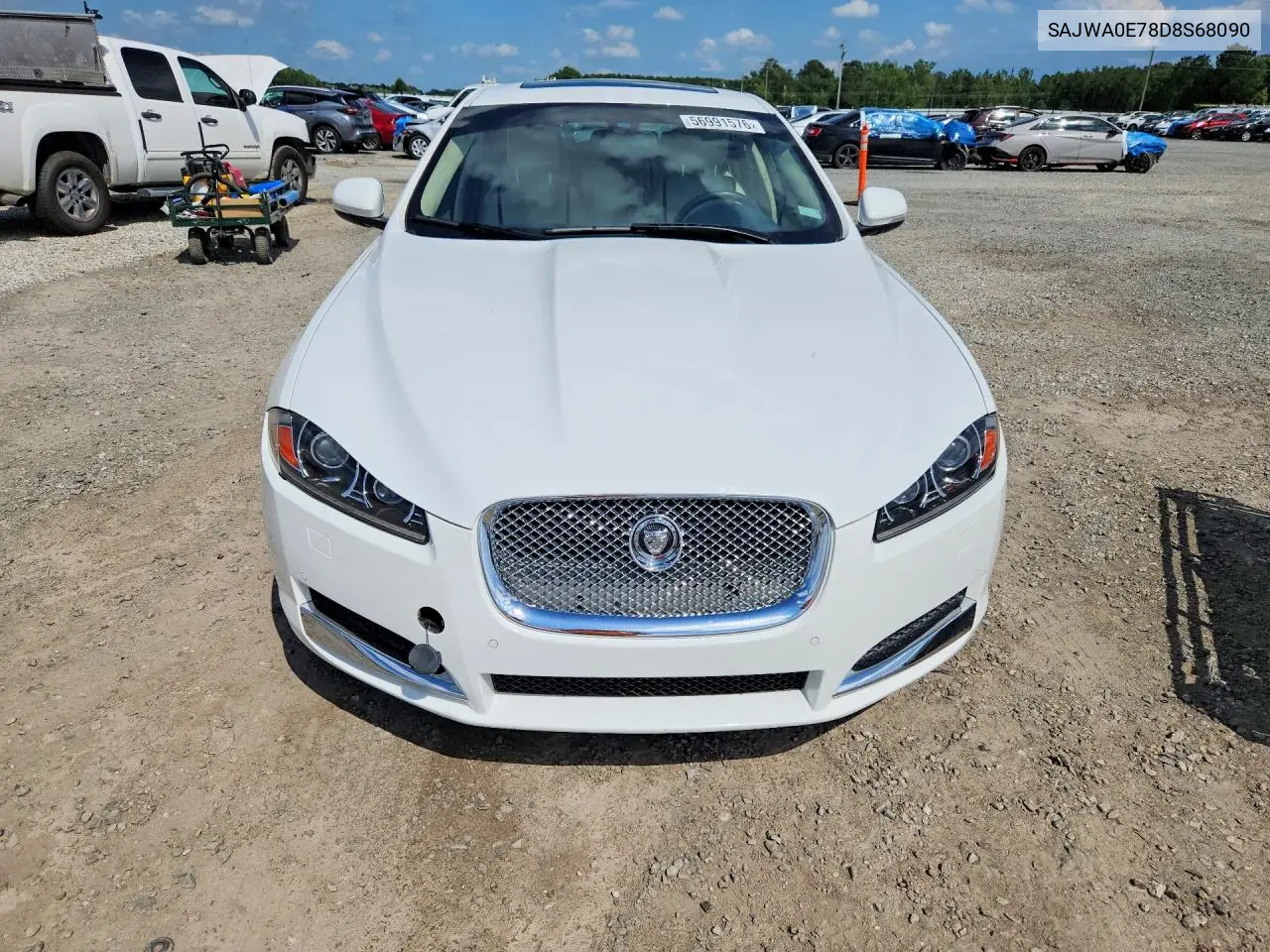 2013 Jaguar Xf VIN: SAJWA0E78D8S68090 Lot: 56991576