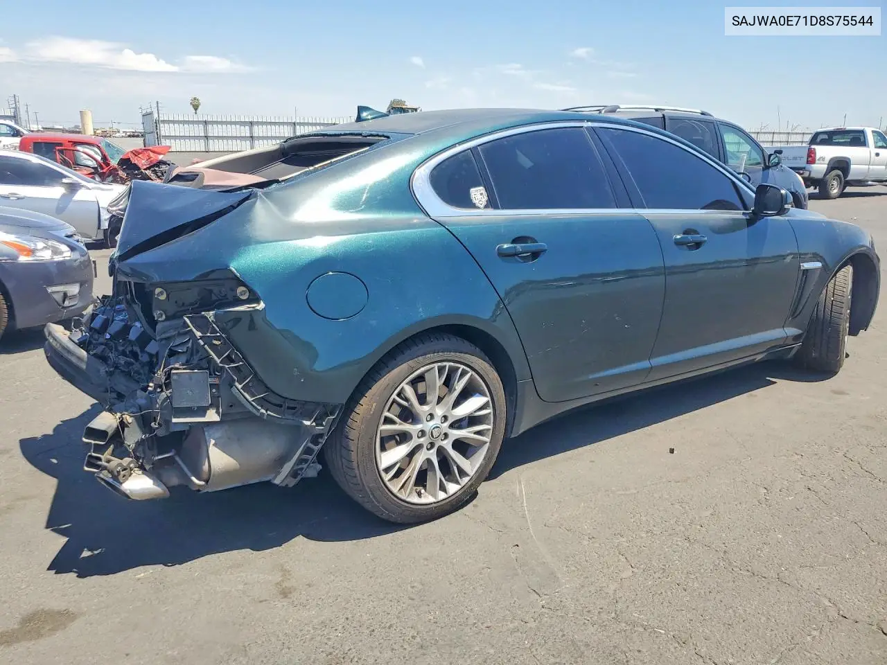 2013 Jaguar Xf VIN: SAJWA0E71D8S75544 Lot: 61863966
