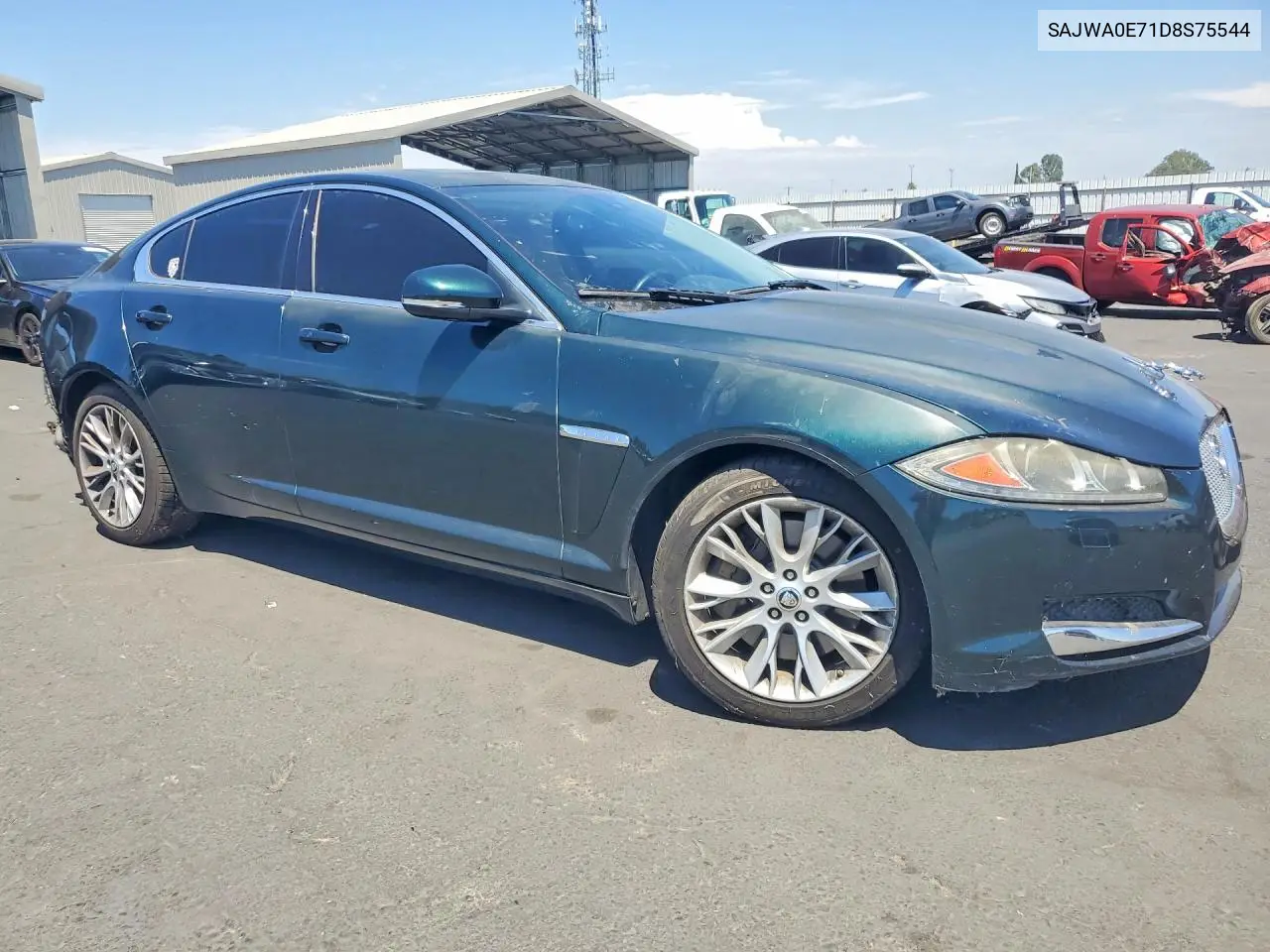2013 Jaguar Xf VIN: SAJWA0E71D8S75544 Lot: 61863966