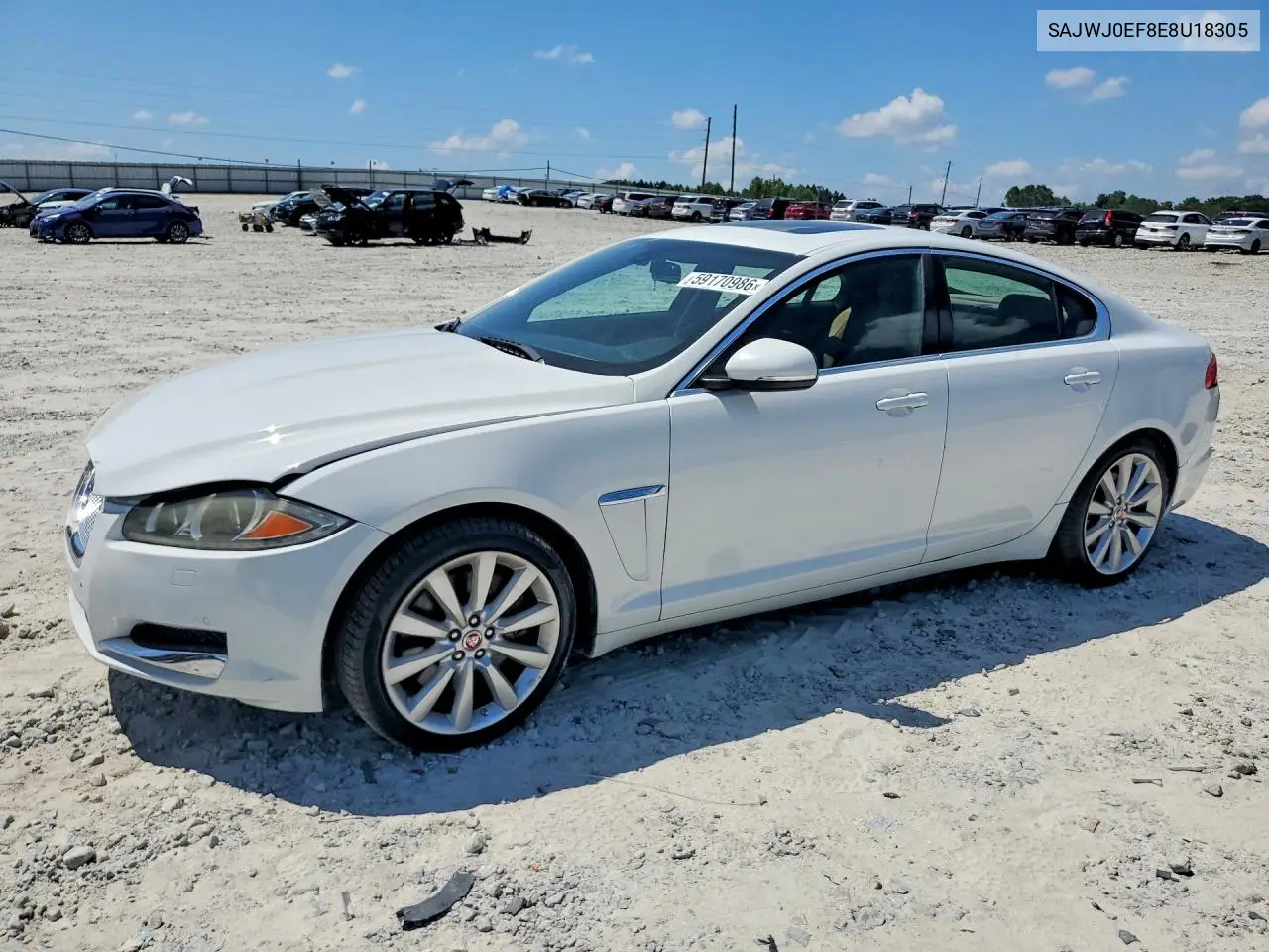 2014 Jaguar Xf VIN: SAJWJ0EF8E8U18305 Lot: 59170986