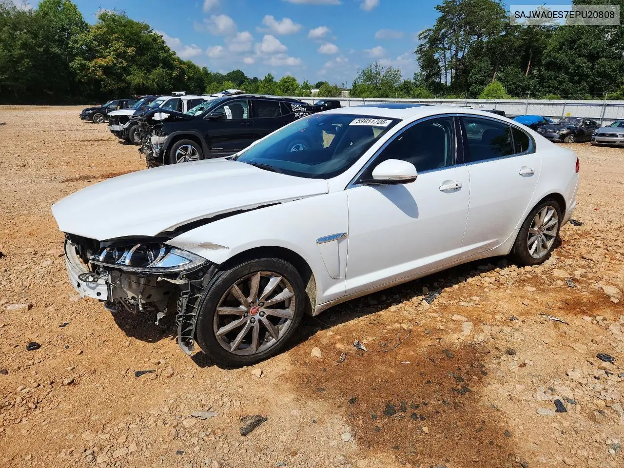 2014 Jaguar Xf VIN: SAJWA0ES7EPU20808 Lot: 59951706