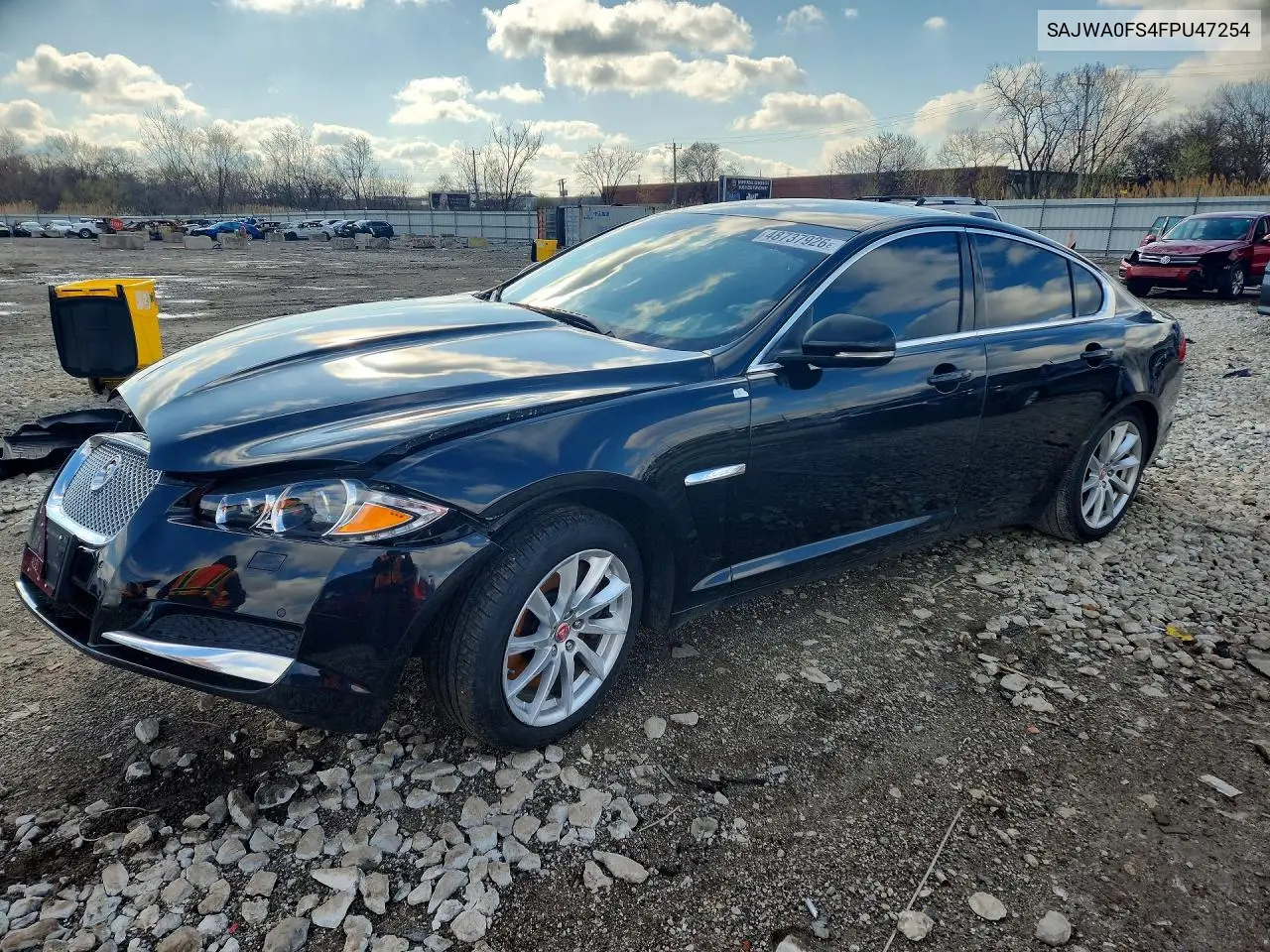 2015 Jaguar Xf 2.0T Premium VIN: SAJWA0FS4FPU47254 Lot: 48737926
