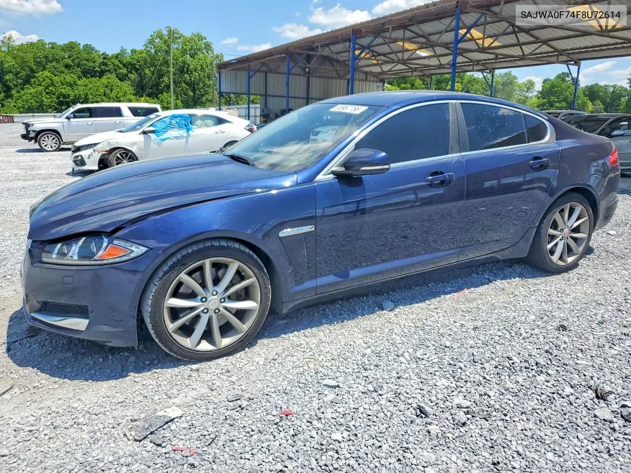 2015 Jaguar Xf 3.0 Sport VIN: SAJWA0F74F8U72614 Lot: 55967766