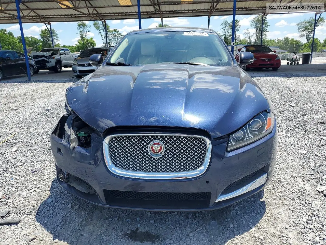 2015 Jaguar Xf 3.0 Sport VIN: SAJWA0F74F8U72614 Lot: 55967766