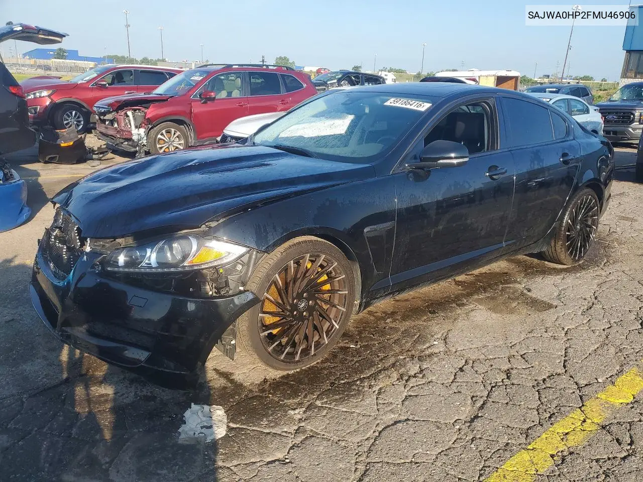 2015 Jaguar Xf Supercharged VIN: SAJWA0HP2FMU46906 Lot: 59186416