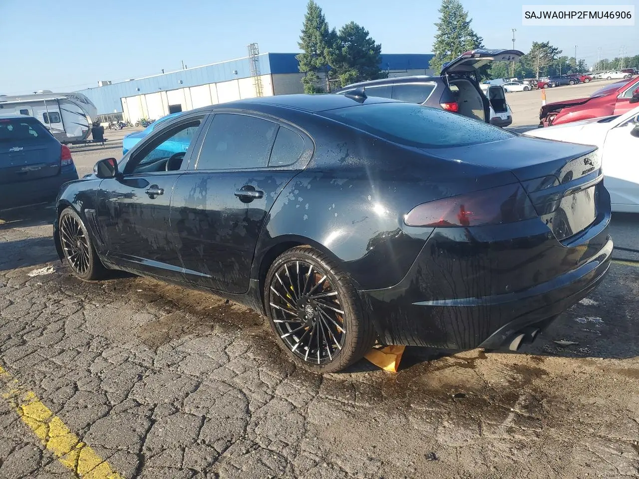 2015 Jaguar Xf Supercharged VIN: SAJWA0HP2FMU46906 Lot: 59186416