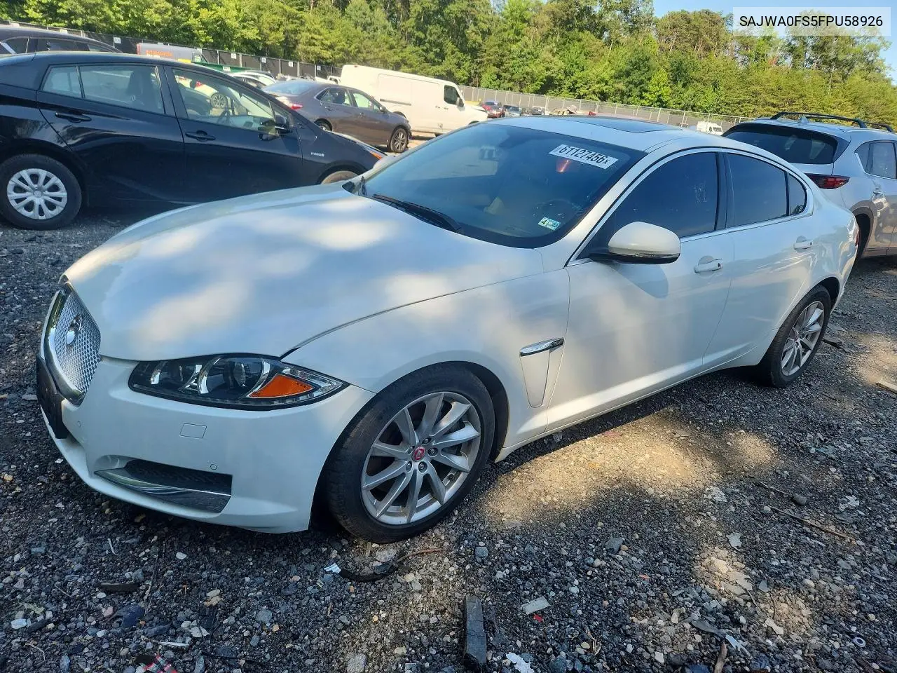 2015 Jaguar Xf 2.0T Premium VIN: SAJWA0FS5FPU58926 Lot: 61127456