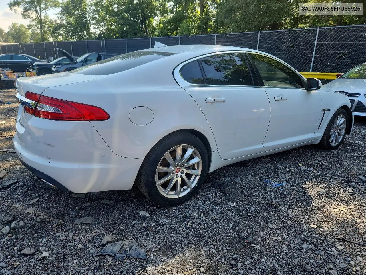 2015 Jaguar Xf 2.0T Premium VIN: SAJWA0FS5FPU58926 Lot: 61127456