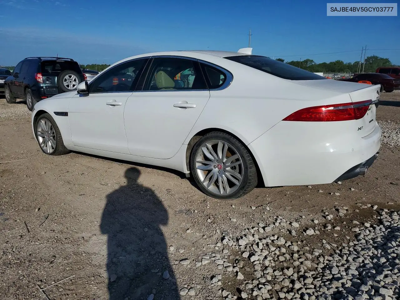 2016 Jaguar Xf Prestige VIN: SAJBE4BV5GCY03777 Lot: 49201766