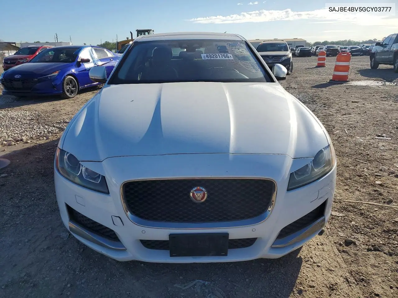 2016 Jaguar Xf Prestige VIN: SAJBE4BV5GCY03777 Lot: 49201766