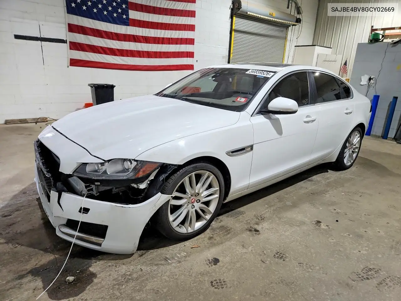 2016 Jaguar Xf Prestige VIN: SAJBE4BV8GCY02669 Lot: 56859526