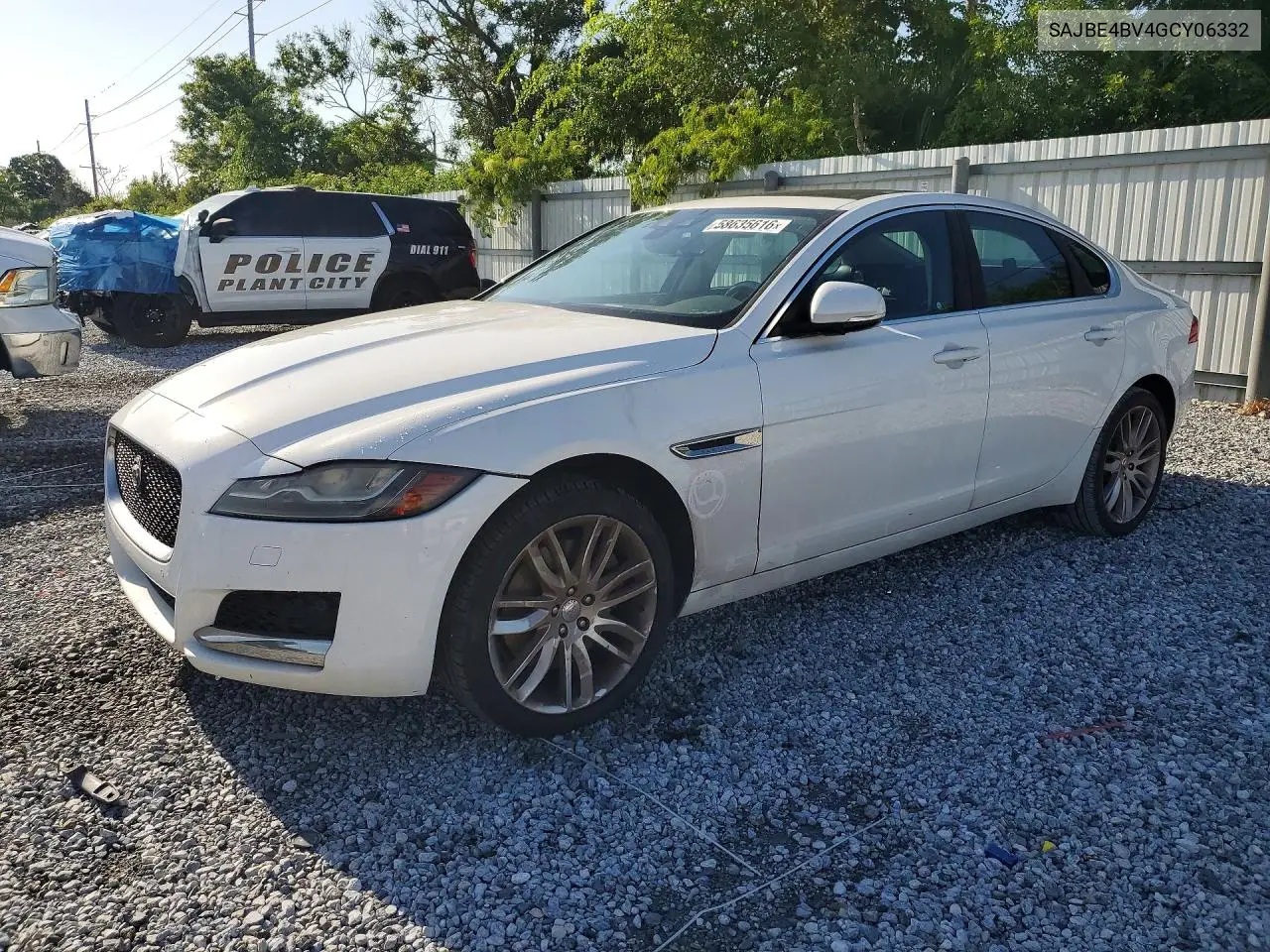 2016 Jaguar Xf Prestige VIN: SAJBE4BV4GCY06332 Lot: 58635616