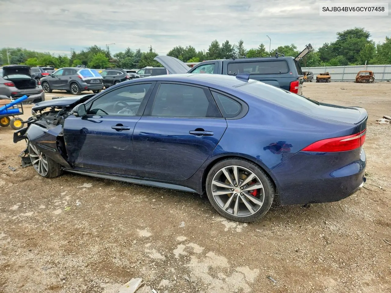 2016 Jaguar Xf S VIN: SAJBG4BV6GCY07458 Lot: 58842056