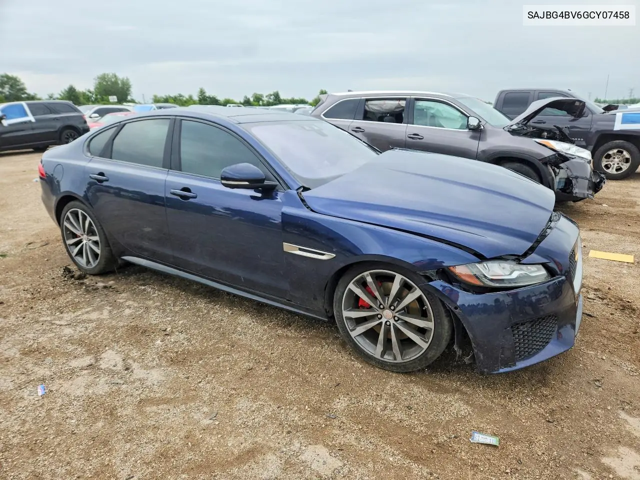 2016 Jaguar Xf S VIN: SAJBG4BV6GCY07458 Lot: 58842056