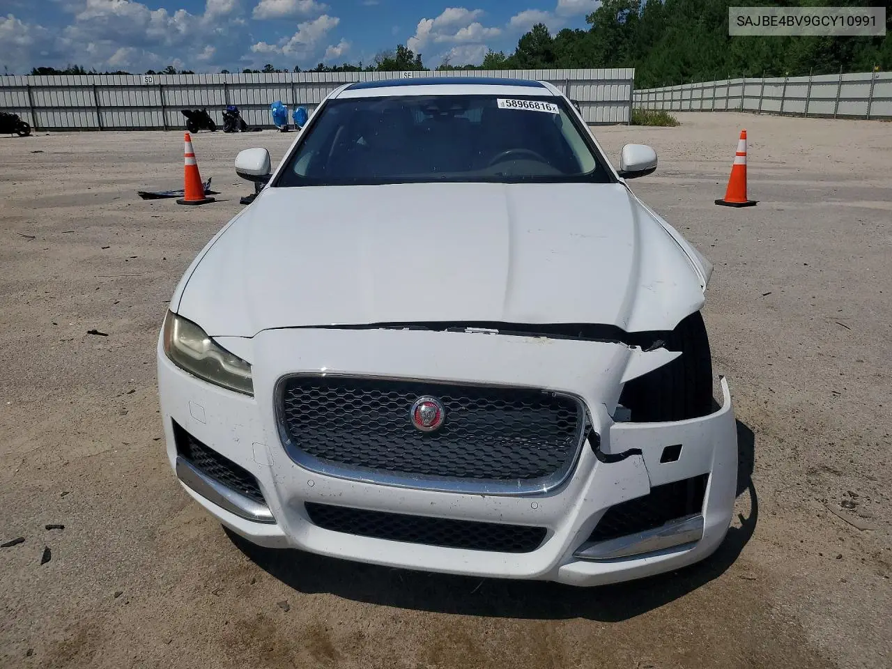 2016 Jaguar Xf Prestige VIN: SAJBE4BV9GCY10991 Lot: 58966816