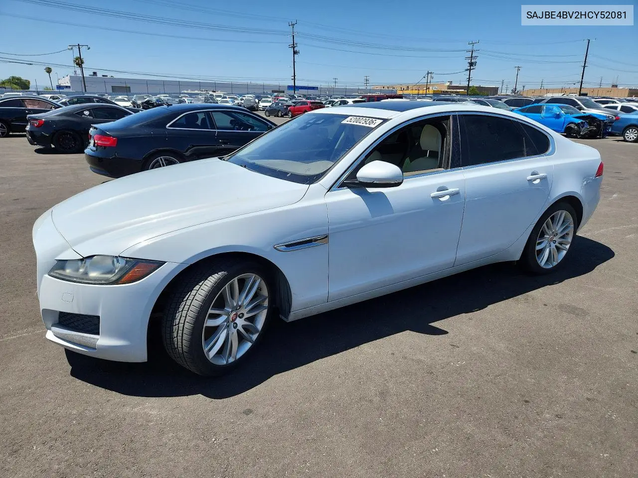 2017 Jaguar Xf Prestige VIN: SAJBE4BV2HCY52081 Lot: 52002936