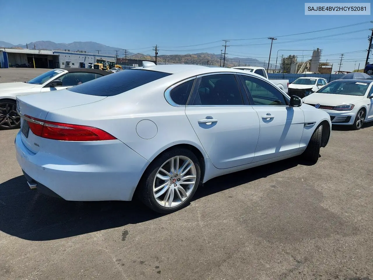 2017 Jaguar Xf Prestige VIN: SAJBE4BV2HCY52081 Lot: 52002936