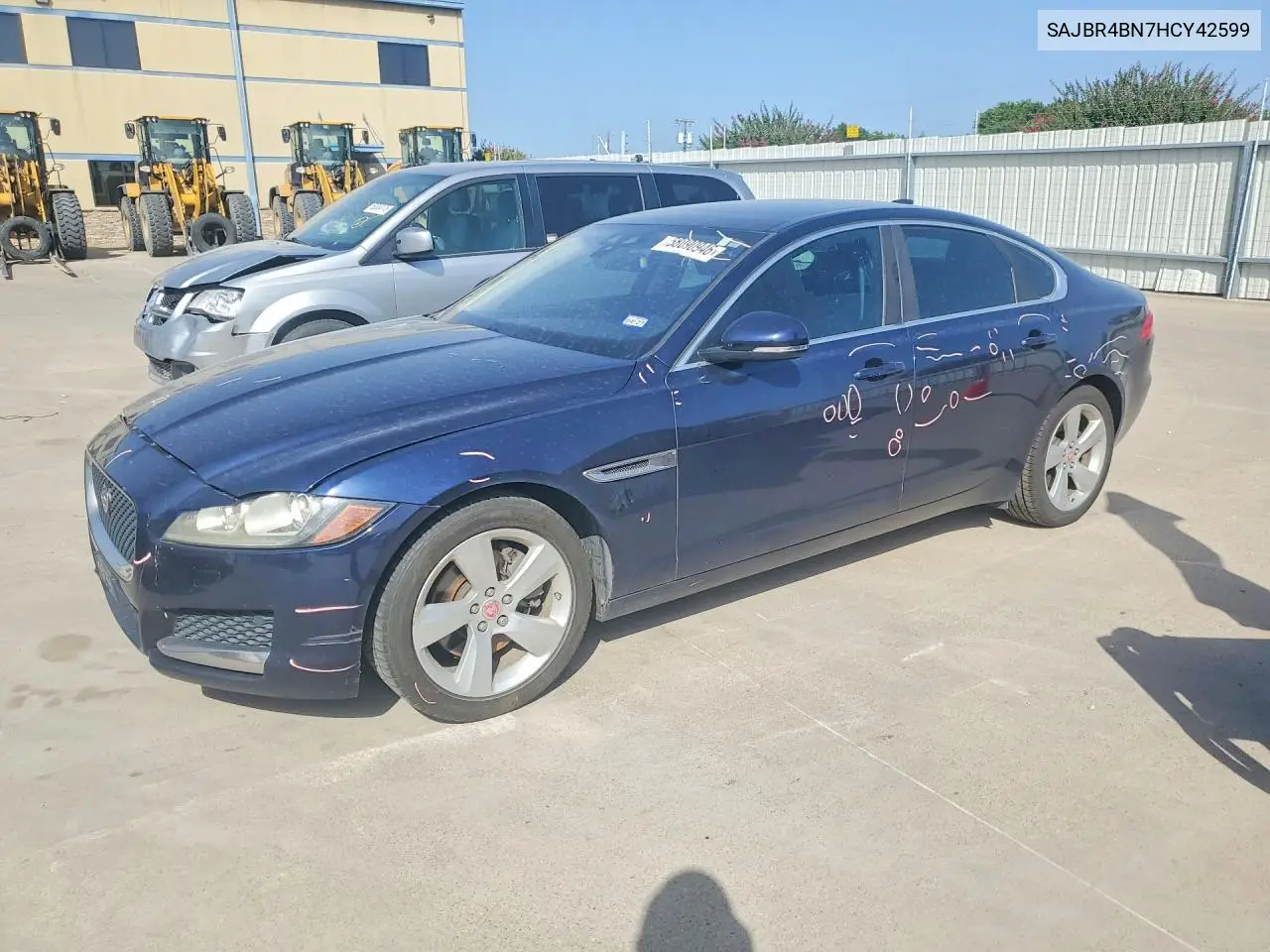 2017 Jaguar Xf VIN: SAJBR4BN7HCY42599 Lot: 58090946