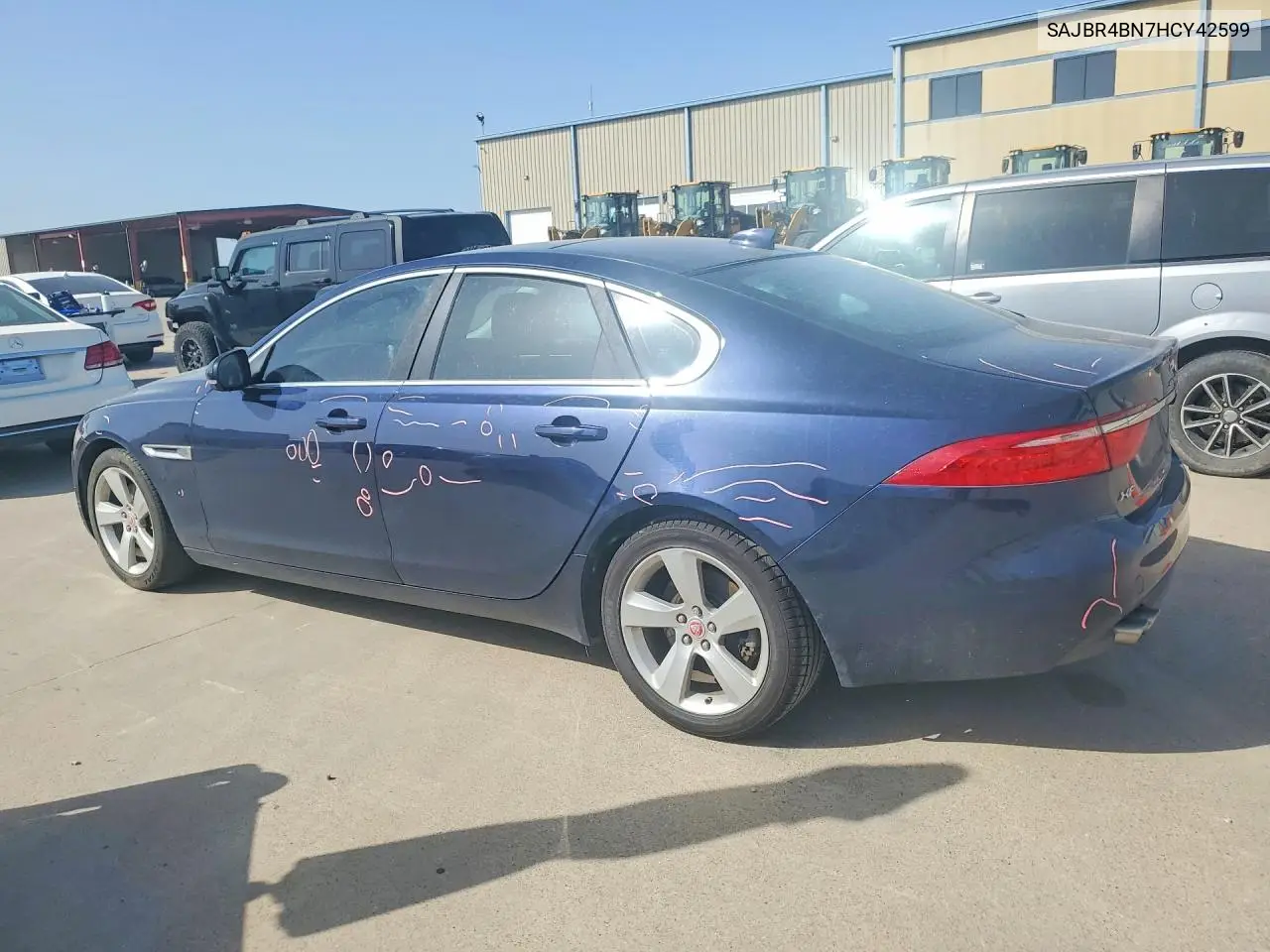 2017 Jaguar Xf VIN: SAJBR4BN7HCY42599 Lot: 58090946