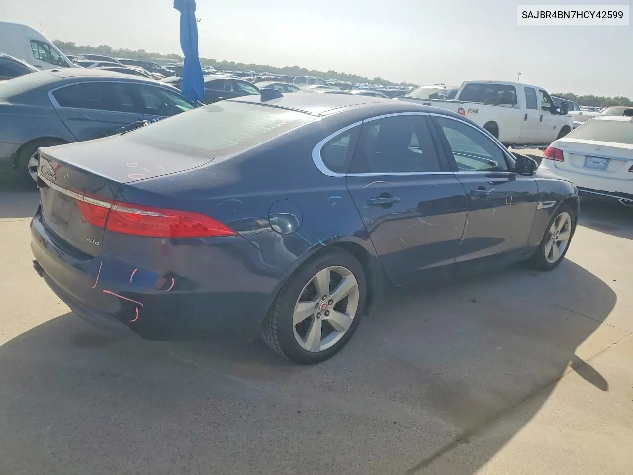 2017 Jaguar Xf VIN: SAJBR4BN7HCY42599 Lot: 58090946
