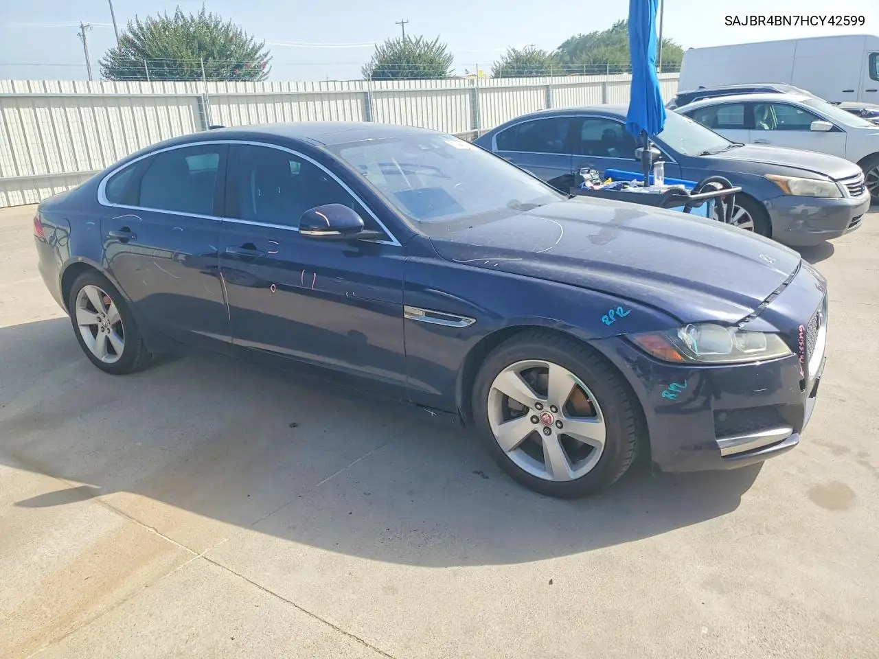 2017 Jaguar Xf VIN: SAJBR4BN7HCY42599 Lot: 58090946