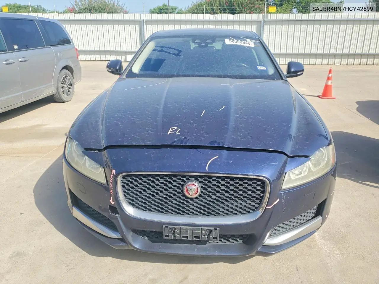 2017 Jaguar Xf VIN: SAJBR4BN7HCY42599 Lot: 58090946