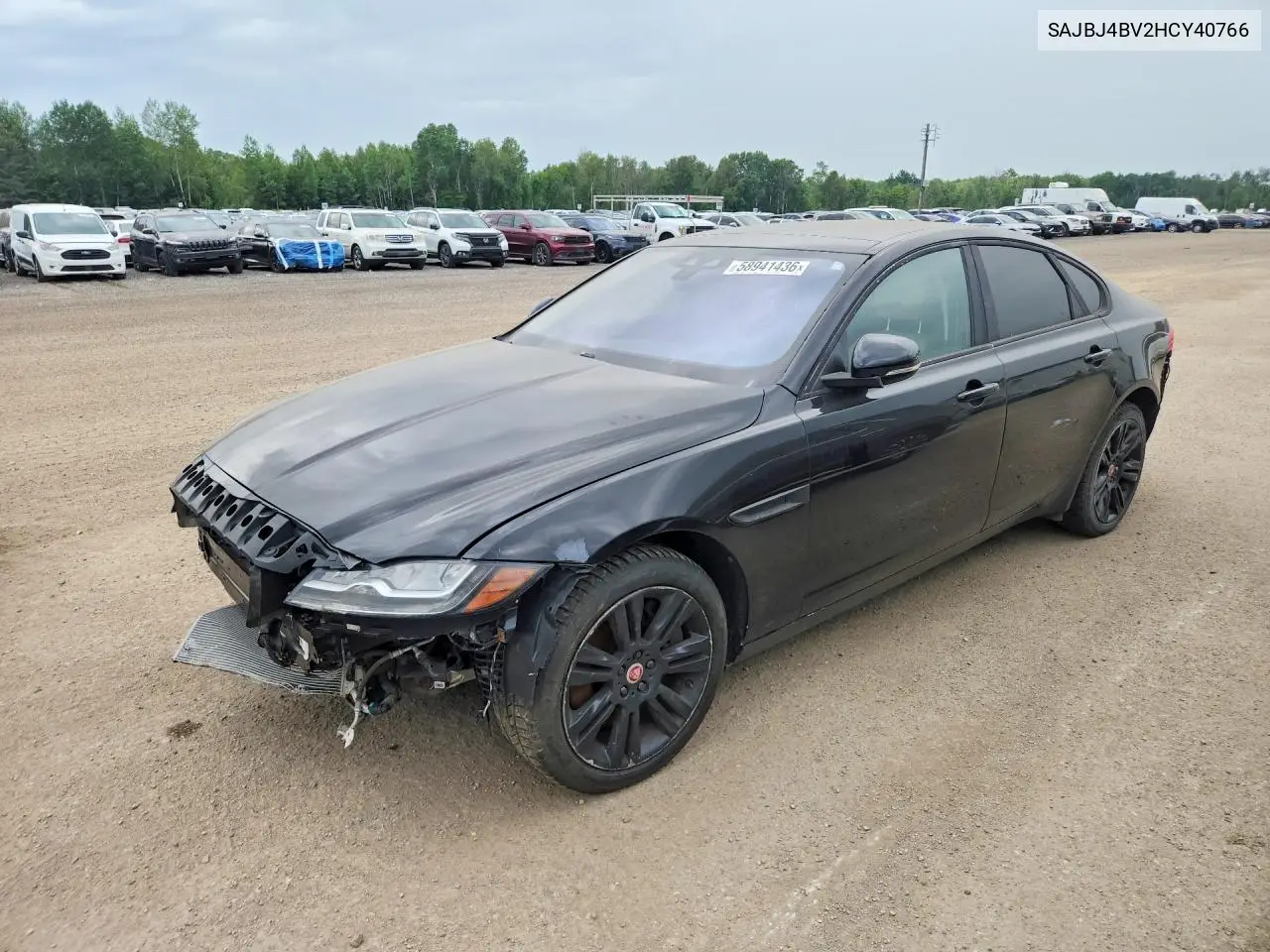 2017 Jaguar Xf Premium VIN: SAJBJ4BV2HCY40766 Lot: 58941436