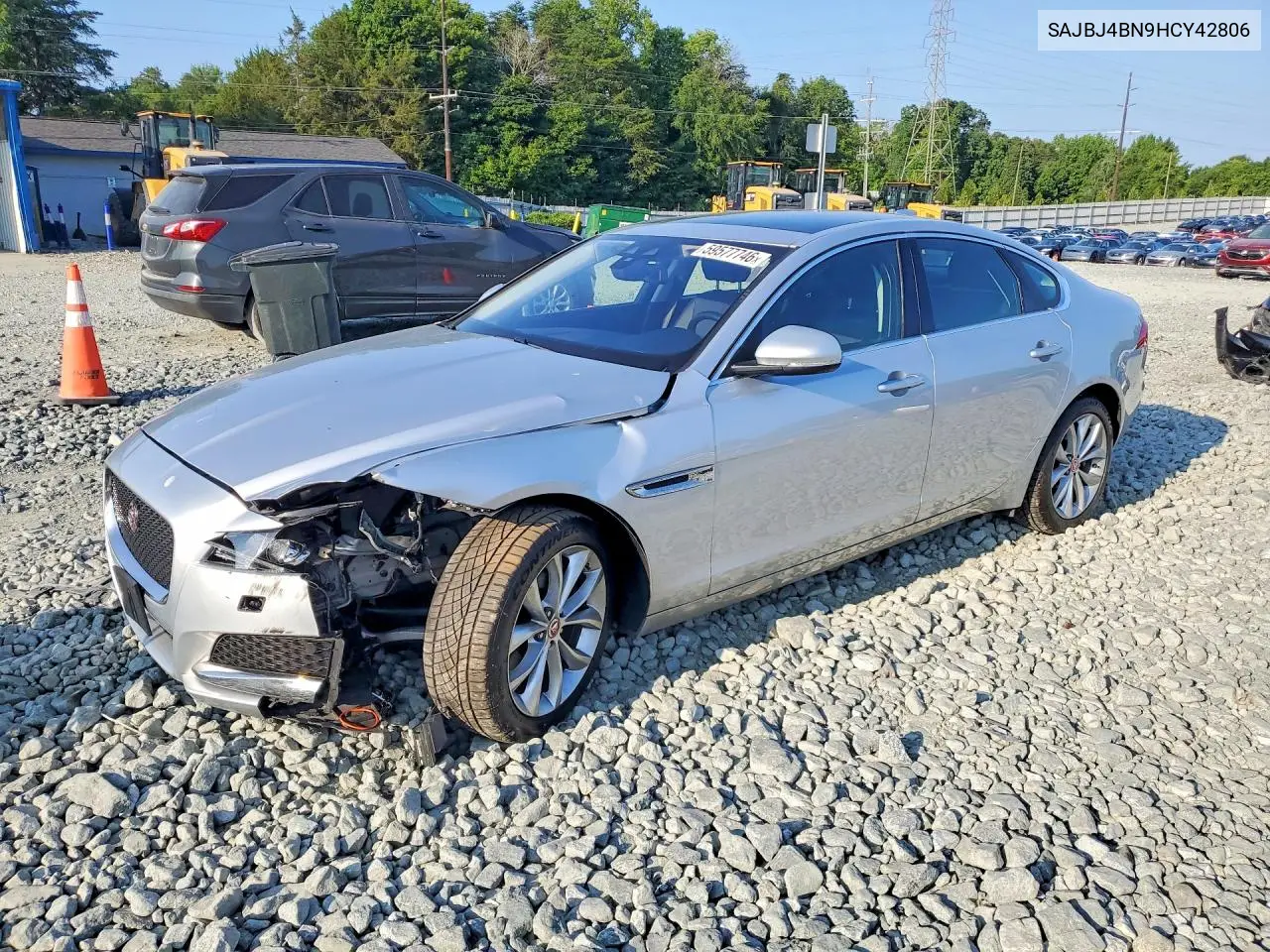 2017 Jaguar Xf Premium VIN: SAJBJ4BN9HCY42806 Lot: 59577746