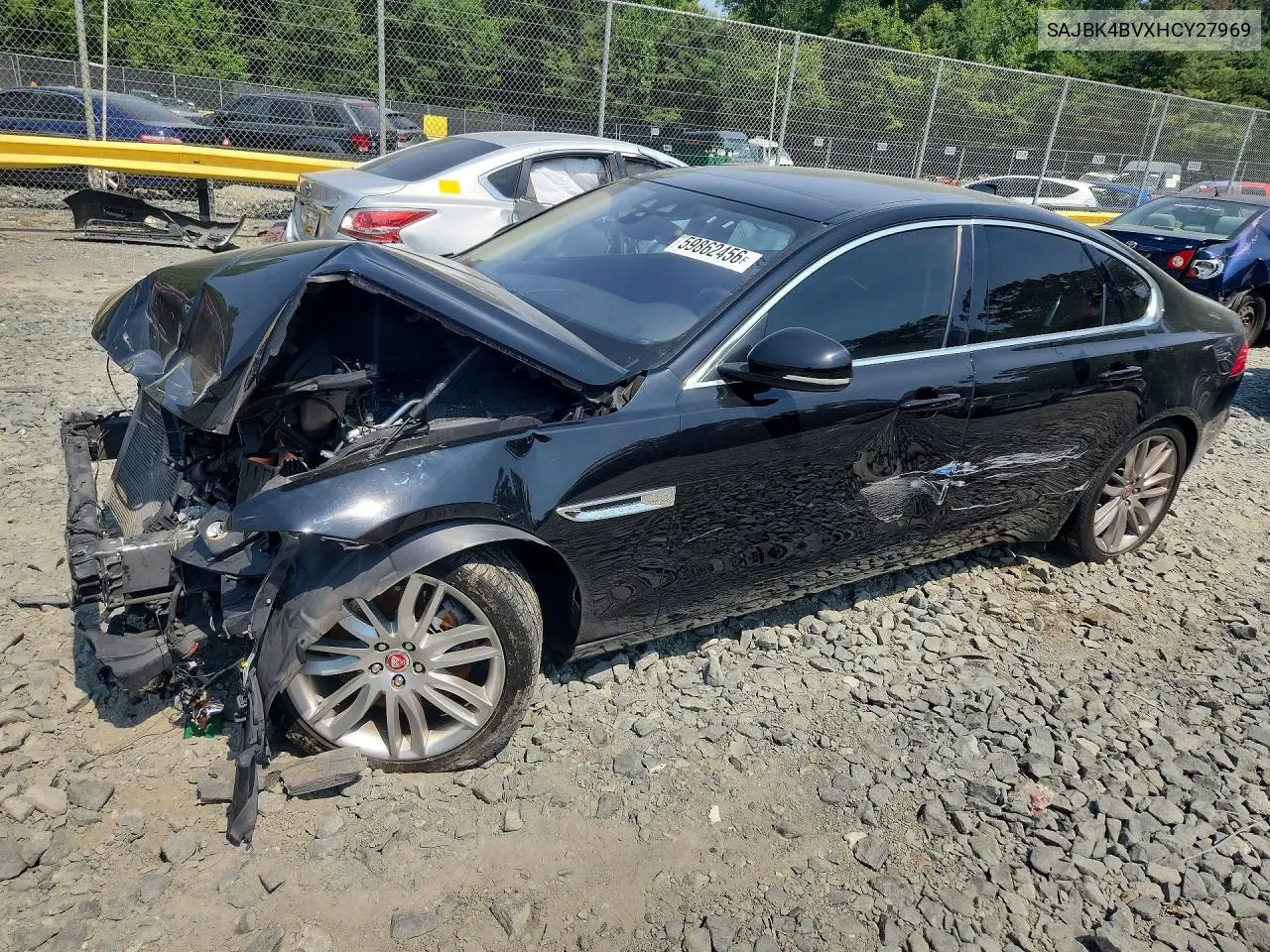 2017 Jaguar Xf Prestige VIN: SAJBK4BVXHCY27969 Lot: 59862456