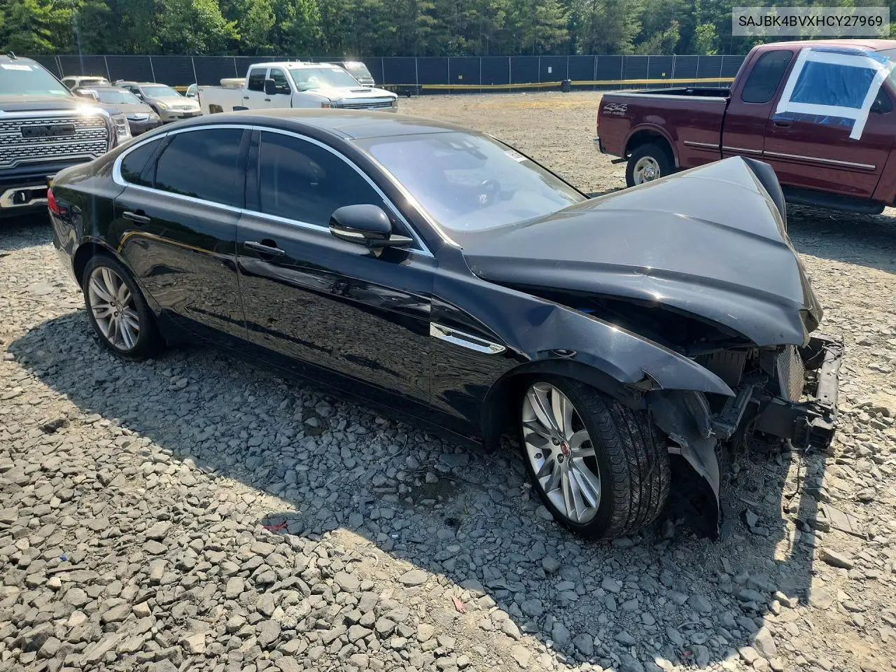 2017 Jaguar Xf Prestige VIN: SAJBK4BVXHCY27969 Lot: 59862456