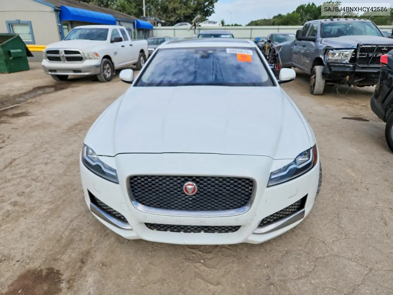 2017 Jaguar Xf Premium VIN: SAJBJ4BNXHCY42586 Lot: 59959876