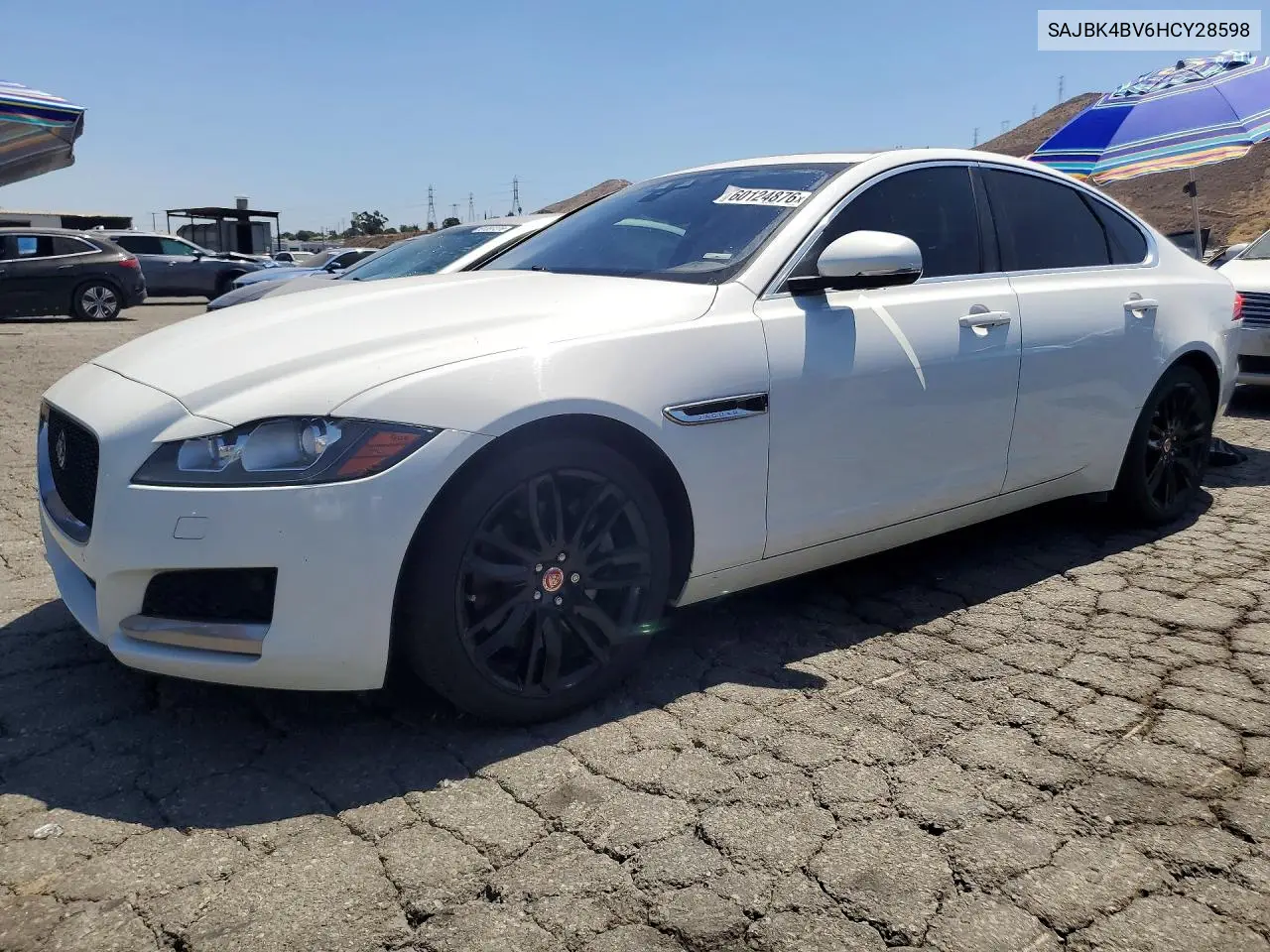 2017 Jaguar Xf Prestige VIN: SAJBK4BV6HCY28598 Lot: 60124876
