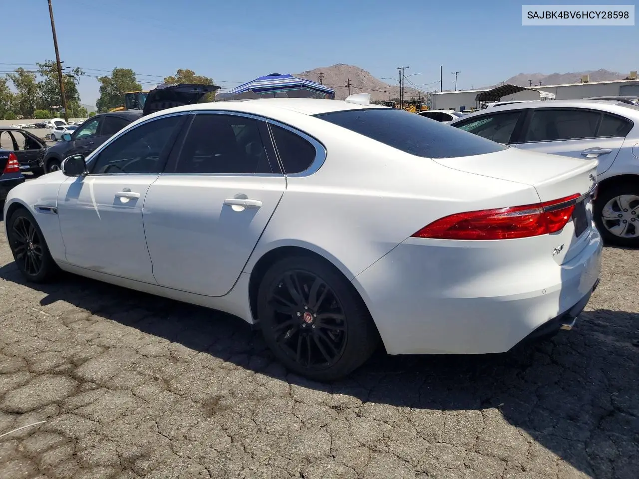 2017 Jaguar Xf Prestige VIN: SAJBK4BV6HCY28598 Lot: 60124876