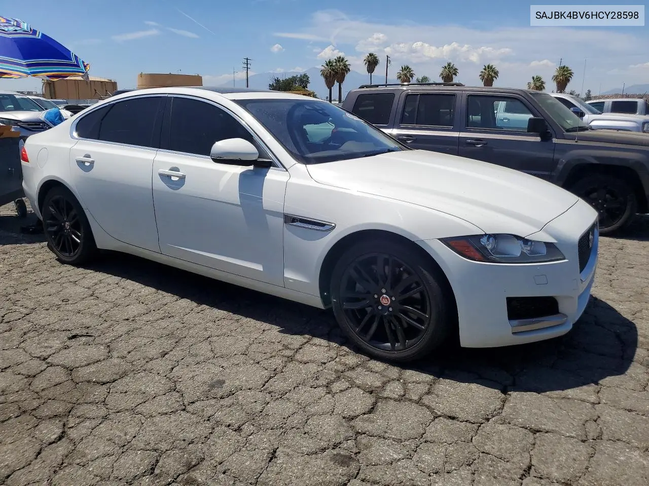 2017 Jaguar Xf Prestige VIN: SAJBK4BV6HCY28598 Lot: 60124876